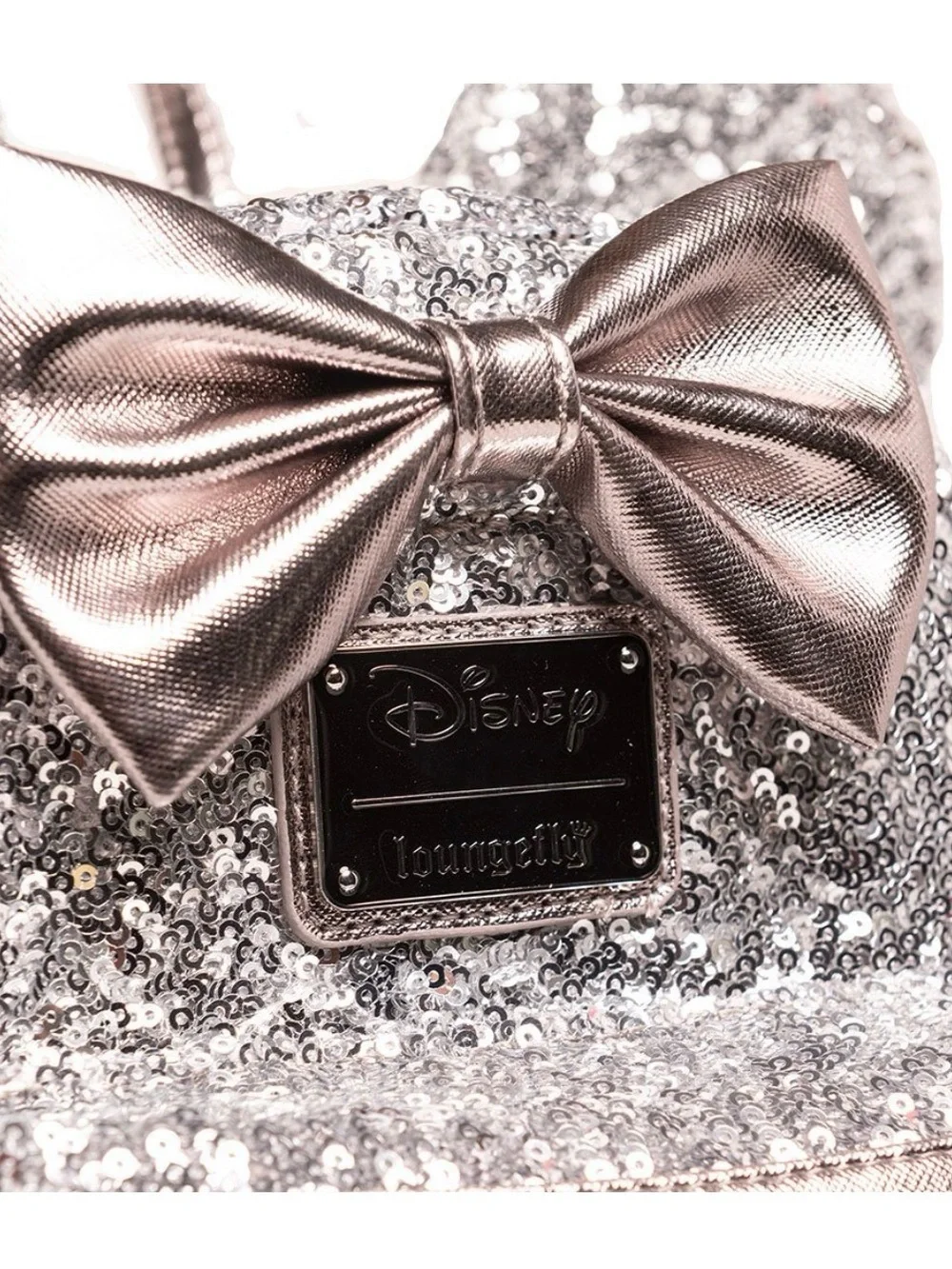 Loungefly Gray Sequin Minnie Mouse